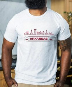 Arkansas Razorbacks Baseball Skyline Players Name Shirt