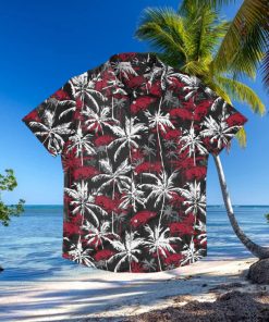 Arkansas Razorbacks Black Floral Hawaiian Shirt