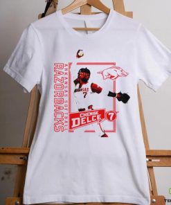 Arkansas Razorbacks Chenise Delce 7 softball art shirt