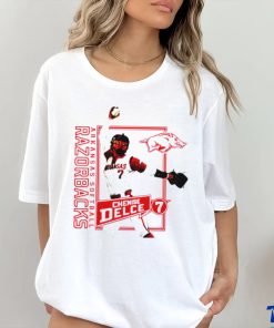 Arkansas Razorbacks Chenise Delce 7 softball art shirt