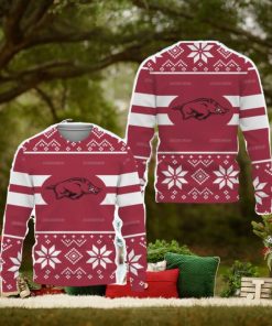 Arkansas Razorbacks Custom New Uniforms For Fan Gear Knitted Christmas Sweater