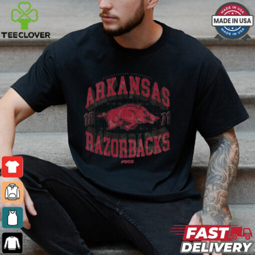 Arkansas Razorbacks Field Arched Wordmark T Shirt