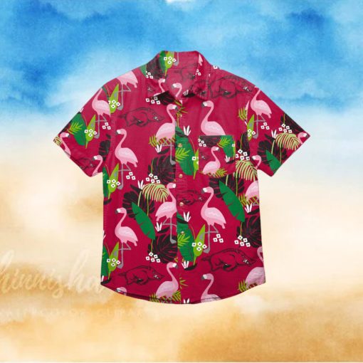 Arkansas Razorbacks Floral Hawaiian Shirt