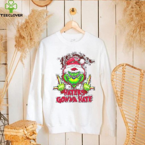 Arkansas Razorbacks Grinch haters gonna hate Christmas hoodie, sweater, longsleeve, shirt v-neck, t-shirt