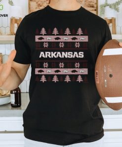 Arkansas Razorbacks Holiday Christmas Tree T Shirt