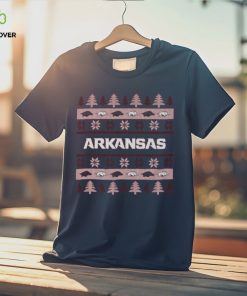 Arkansas Razorbacks Holiday Christmas Tree T Shirt