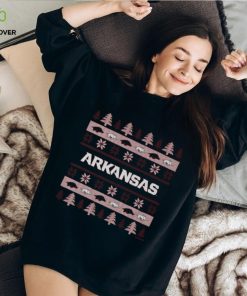 Arkansas Razorbacks Holiday Christmas Tree T Shirt