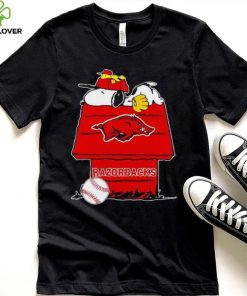 Arkansas Razorbacks Snoopy And Woodstock The Peanuts Baseball hoodie, sweater, longsleeve, shirt v-neck, t-shirt