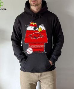 Arkansas Razorbacks Snoopy And Woodstock The Peanuts Baseball hoodie, sweater, longsleeve, shirt v-neck, t-shirt