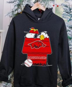 Arkansas Razorbacks Snoopy And Woodstock The Peanuts Baseball hoodie, sweater, longsleeve, shirt v-neck, t-shirt