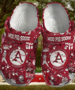Arkansas Razorbacks Woo Pig Sooie Crocs Shoes