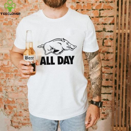 Arkansas Razorbacks all day mascot shirt