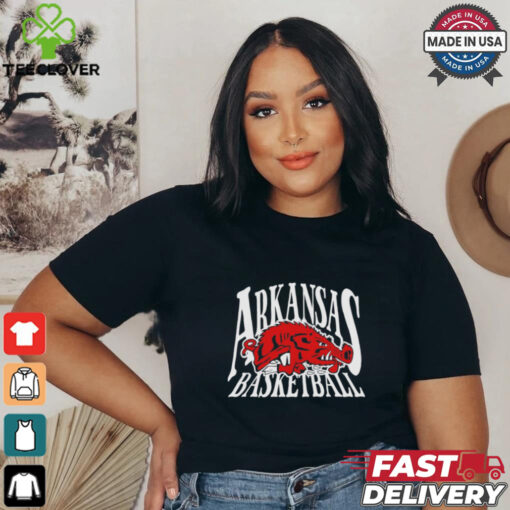 Arkansas Razorbacks basketball NCAA logo graphic shirt