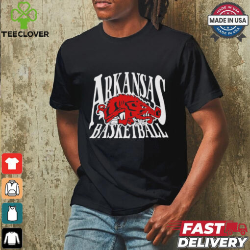 Arkansas Razorbacks basketball NCAA logo graphic shirt