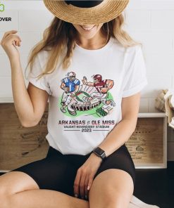 Arkansas Razorbacks vs Ole Miss Rebels Game Day 2023 Vaught Hemingway stadium shirt