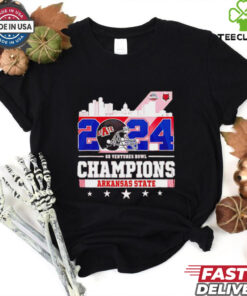 Arkansas State Football 68 Ventures Bowl Champions 2024 city skyline shirt