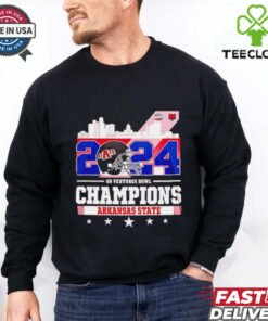 Arkansas State Football 68 Ventures Bowl Champions 2024 city skyline shirt
