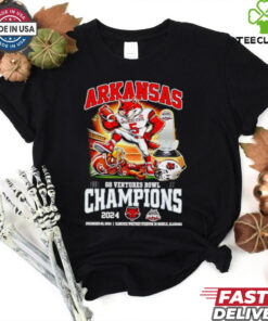 Arkansas State Red Wolves 2024 68 Ventures Bowl Champions mascot shirt