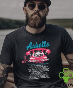 Arkells At Your Service 2023 Tour Shirt Band Fan Concert For Unisex Classic Shirt