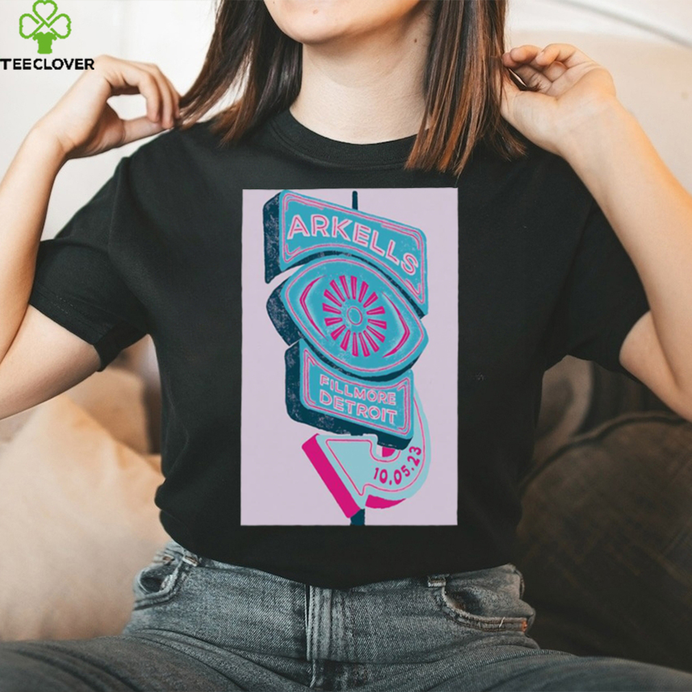 Arkells Detroit Oct 05 2023 Tour Poster shirt Arkells Detroit Oct 05 2023 Tour Poster shirt