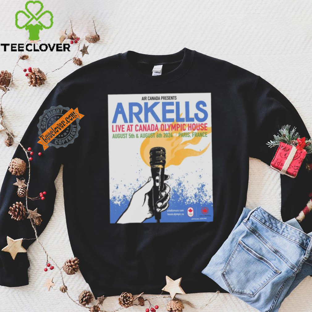 Arkells Live At Canada Olympic House August 5 6 2024 Paris France Poster Shirt Arkells Live At Canada Olympic House August 5 6 2024 Paris France Poster Shirt