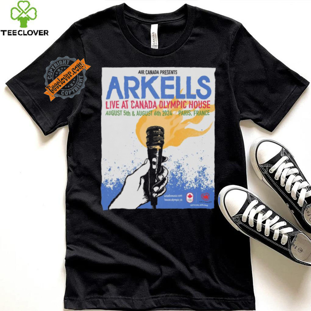 Arkells Live At Canada Olympic House August 5 6 2024 Paris France Poster Shirt Arkells Live At Canada Olympic House August 5 6 2024 Paris France Poster Shirt