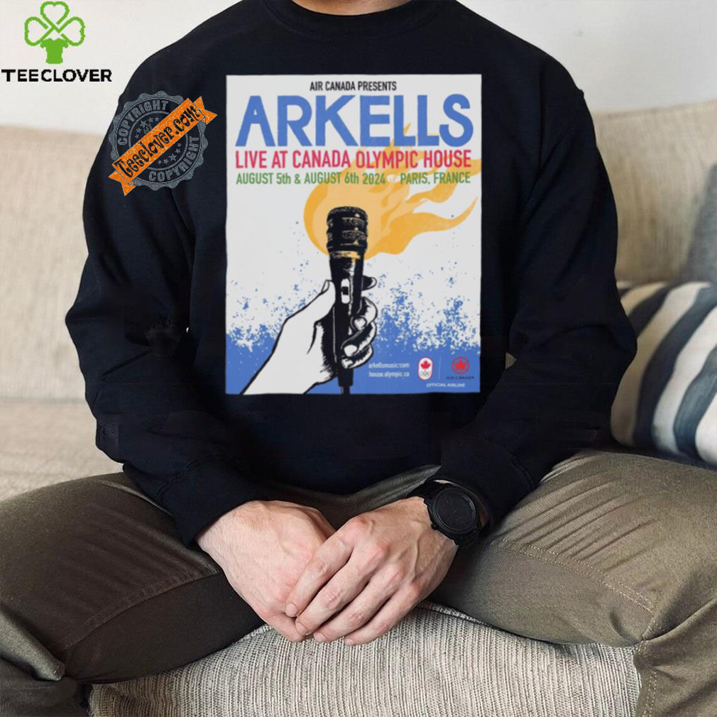 Arkells Live At Canada Olympic House August 5 6 2024 Paris France Poster Shirt Arkells Live At Canada Olympic House August 5 6 2024 Paris France Poster Shirt