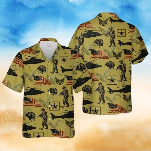 Army America Flag Trending Hawaiian Shirt