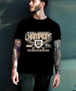 Army Black Knights Blue 84 Unisex 2024 Patriot League Baseball Conference Tournament Champions T Shirt