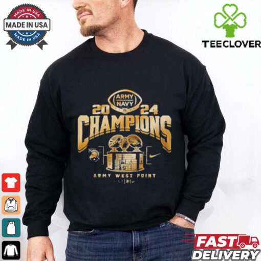 Army Black Knights CIC Trophy Champions 2024 Hoodie T Shirt