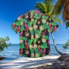 Auburn Tigers Black Floral Hawaiian Shirt