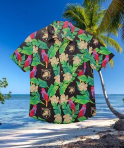 Army Black Knights Floral Hawaiian Shirt