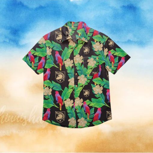 Army Black Knights Floral Hawaiian Shirt