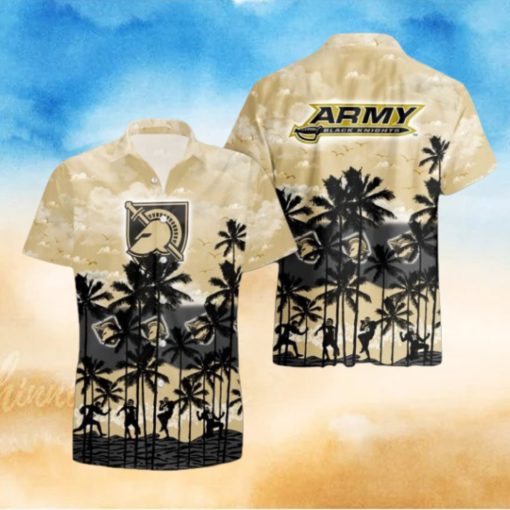 Army Black Knights Palms Tree Hawaiian Shirt