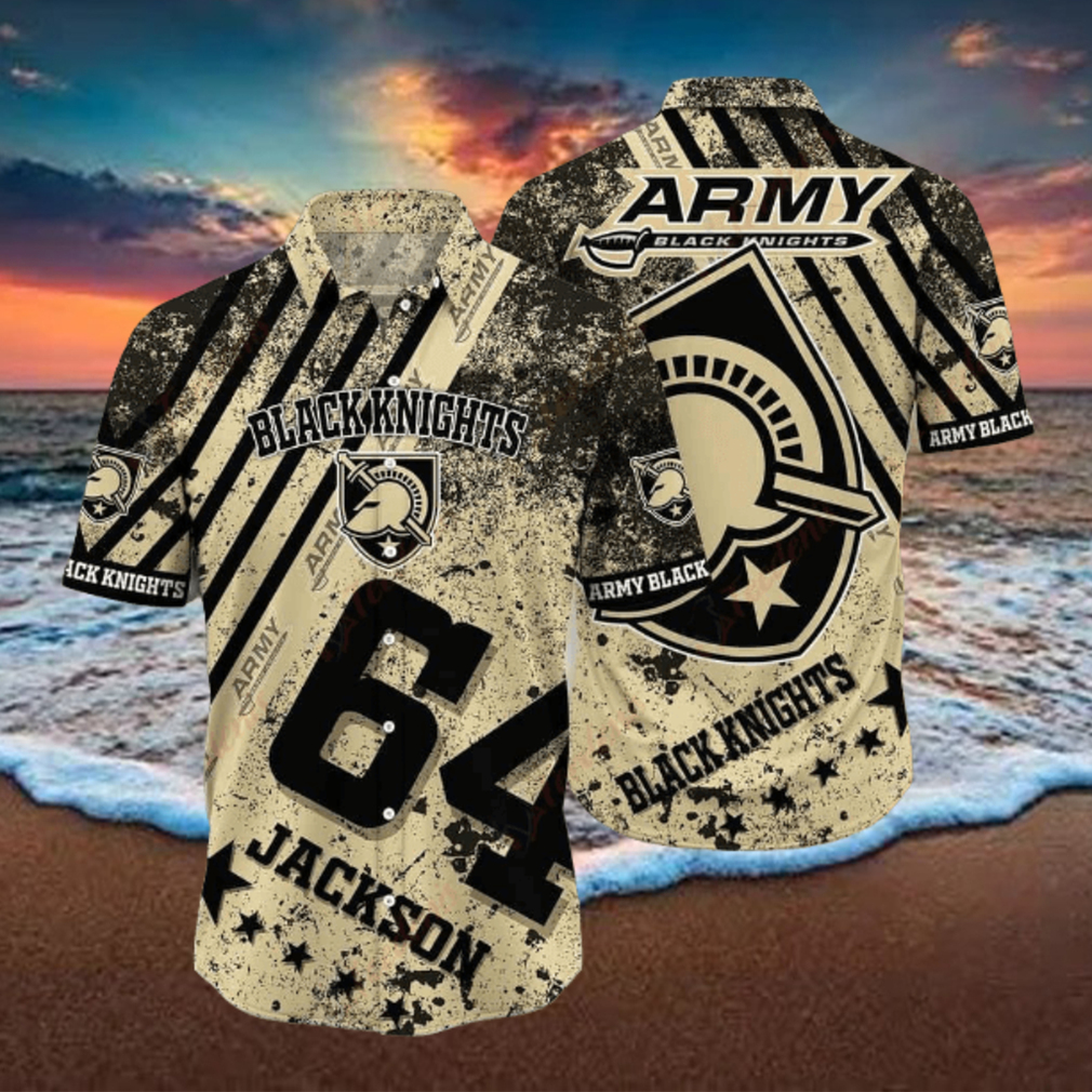Army Black Knights Special Edition Custom Name Hawaiian Shirt, NCAA Army Black Knights Special Edition Custom Name Hawaiian Shirt, NCAA