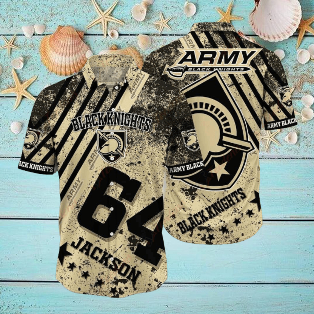 Army Black Knights Special Edition Custom Name Hawaiian Shirt, NCAA Army Black Knights Special Edition Custom Name Hawaiian Shirt, NCAA