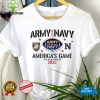 Army Black Knights Vs Navy Midshipmen 2022 Game Day Matchup logo Shirt