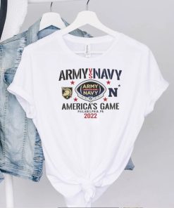 Army Black Knights vs. Navy Midshipmen 2022 Football America’s Game Shirt