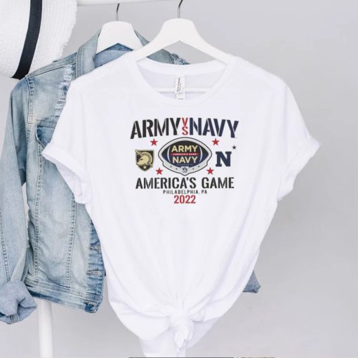 Army Black Knights vs. Navy Midshipmen 2022 Football America’s Game Shirt