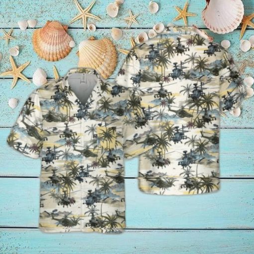 Army Boeing Ah 64 Apache Aop Pocket Hawaiian Shirt Cheap