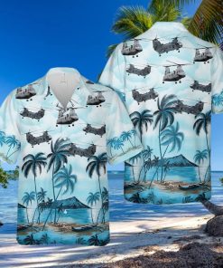 Army Boeing Vertol Ch 46 Sea Knight Trending Hawaiian Shirt