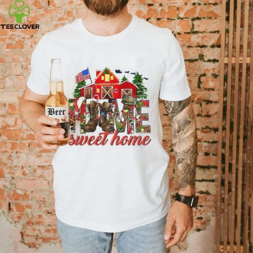 Army Christmas Home Sweet Home Funny Christmas T Shirt