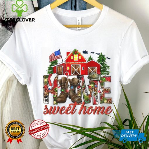 Army Christmas Home Sweet Home Funny Christmas T Shirt