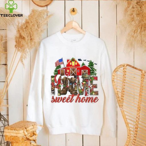 Army Christmas Home Sweet Home Funny Christmas T Shirt