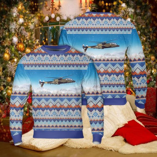 Army Lockheed AH 56 Cheyenne Ugly Christmas Sweater