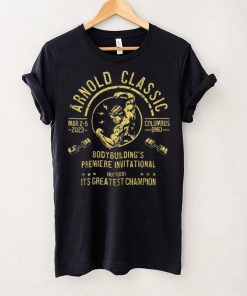 Arnold Classic Columbus Ohio Bodybuilding’s Premiere Invitational hosted by it’s greatest Champion 2023 logo shirt