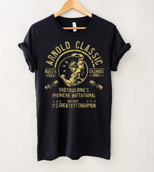 Arnold Classic Columbus Ohio Bodybuilding’s Premiere Invitational hosted by it’s greatest Champion 2023 logo shirt