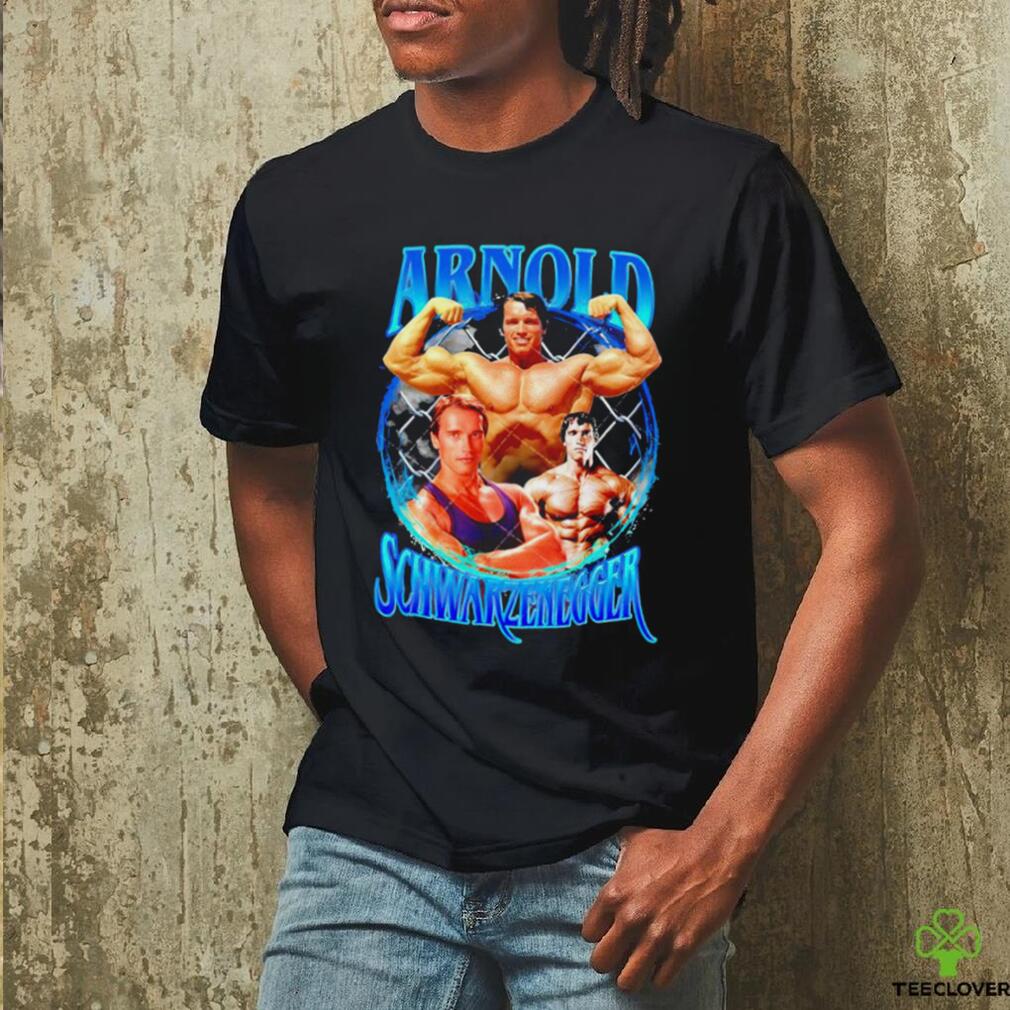 Arnold Schwarzenegger younger retro shirt Arnold Schwarzenegger younger retro shirt