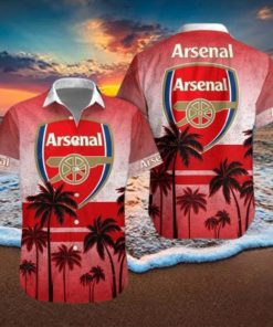 Arsenal F.C Hawaiian Shirt And Beach Shorts