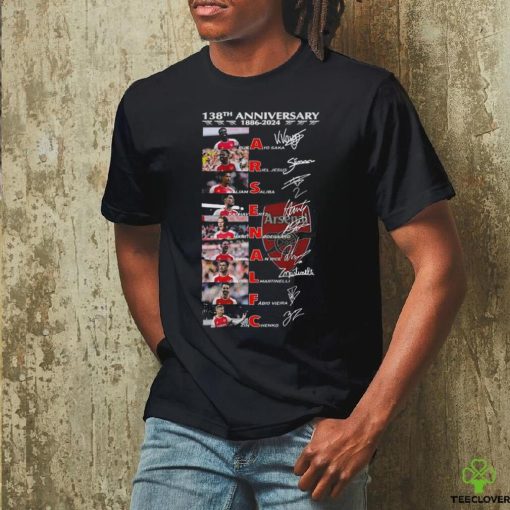 Arsenal Fc 138th Anniversary 1886 2024 T Shirt